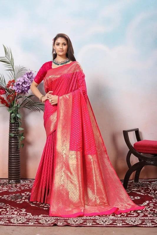 Traditional Soft Silk Indian Designer Festival Sari With Blouse 11-VF