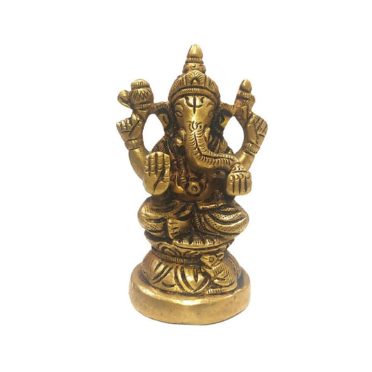 Brass Handmade Vinayakmoorti Ganesha Statue