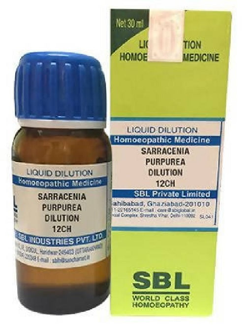 SBL Sarracenia Purpurea Dilution 12CH (30ml) – Homeopathic Support for Wellness