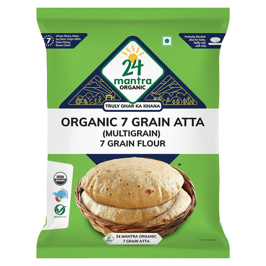24 Mantra Organic 7 Grain Atta - 1Kg