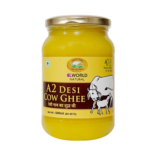El World Organic A2 Cow Bilona Ghee - 500 ml
