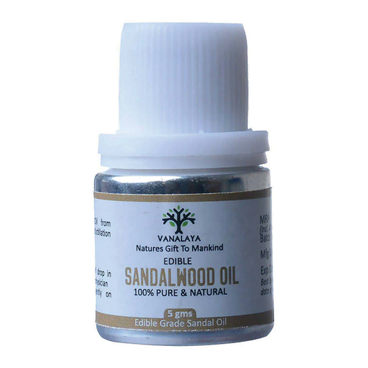 Vanalaya Edible Sandalwood Oil - 5 gm