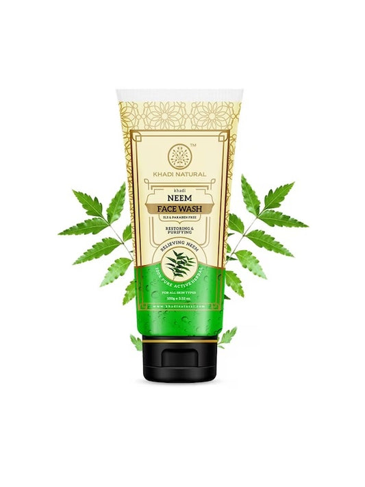 Khadi Natural Neem Face Wash SLS & Paraben Free