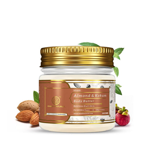 Khadi Natural Almond & Kokum Body Butter – 100g