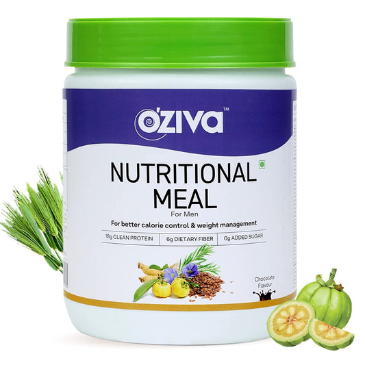 OZiva Nutritional Meal For Men - 16 Servings/ 500 gm