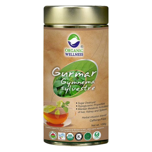 Organic Wellness Gurmar Gymnema Sylvestre Tea Tin
