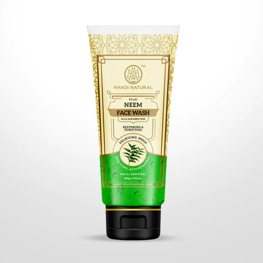 Khadi Natural Neem Face Wash SLS & Paraben Free
