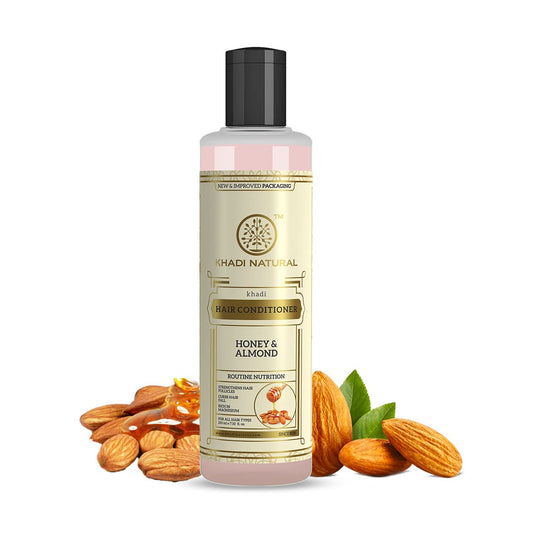 Khadi Natural Honey & Almond Hair Conditioner - 210ml