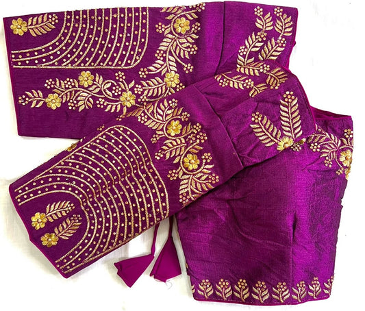 Fantam Silk & Handwork, Dori And Zari Work Blouse