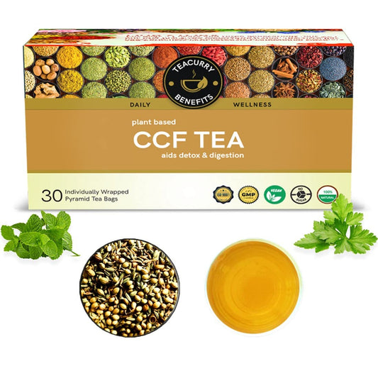Teacurry CCF Tea - Cumin Coriander Fennel Tea - 30 teabags