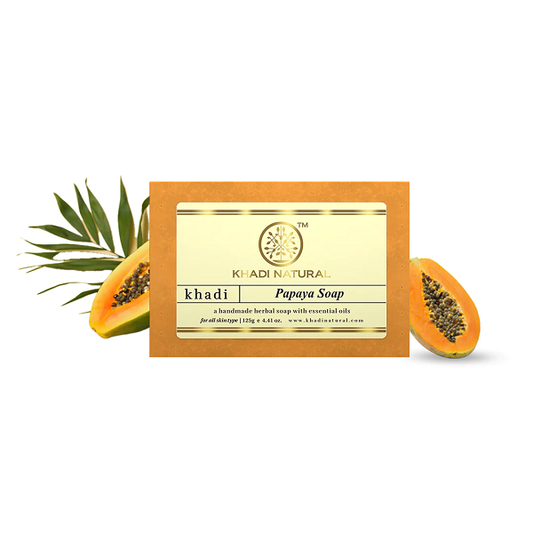 Khadi Natural Ayurvedic Papaya Soap (125gm)