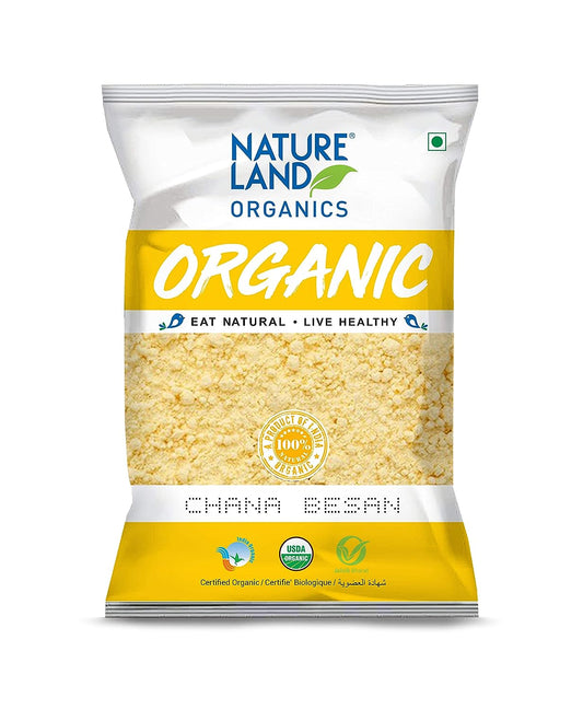 Nature Land Organics Chana Besan - 500 gm