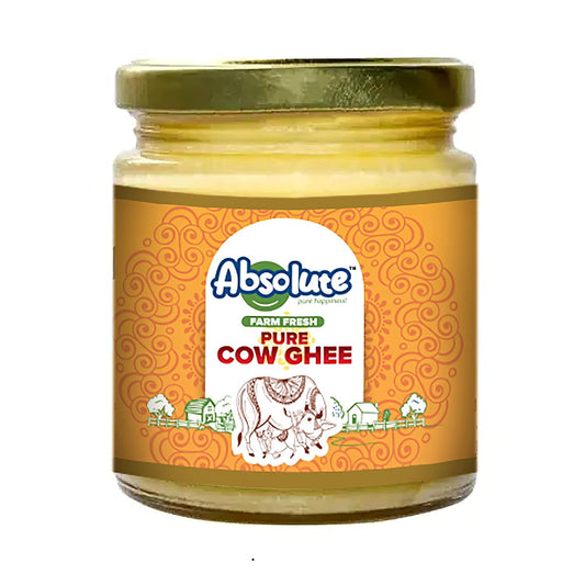 Absolute Milk Farm Fresh Pure Desi Cow Ghee (Indigeneous Bred) - 190 ml