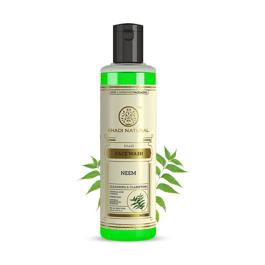 Khadi Natural Ayurvedic Neem Face Wash - 210ml