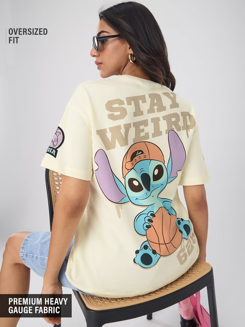 Lilo & Stitch Weird Women Oversized T-Shirts