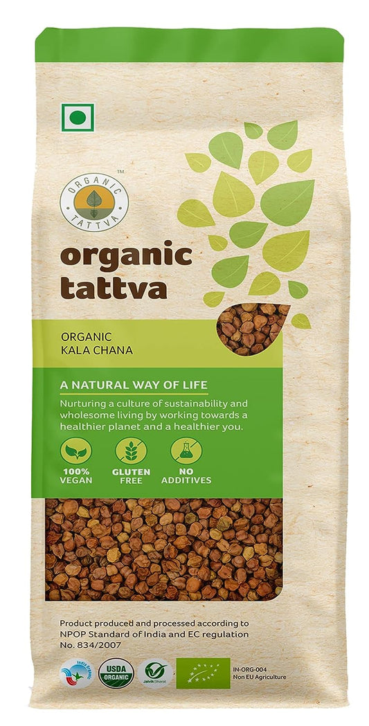 Organic Tattva Organic Kala Chana - 500 gm