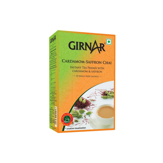 Girnar Cardamom - Saffron Chai - 10 Sachets