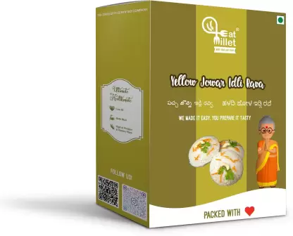 Eat Millet Yellow Jowar Upma Rava - 400 gm