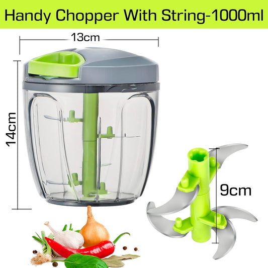Large Handy and Compact Chopper - 1000ml