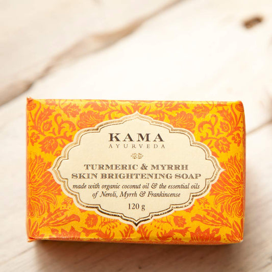 Kama Ayurveda Turmeric & Myrrh Skin Brightening Soap 125gm