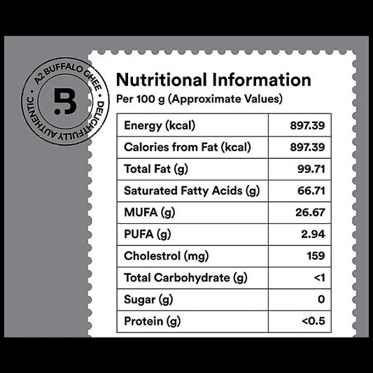 Barosi A2 Buffalo Ghee - 500 ml