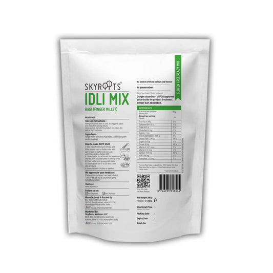 Skyroots Ragi (Finger Millet) Idli Mix - 300 Gm