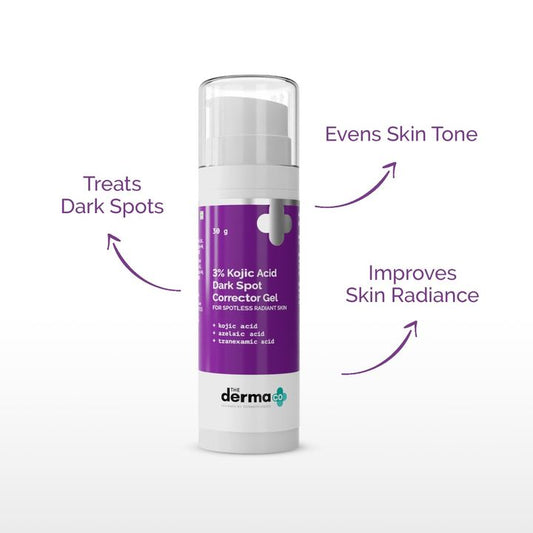 Brightening Skin Gel with 3% Kojic Acid, Azelaic & Tranexamic Acid – 30g