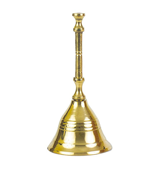 Golden Brass Pooja Bell