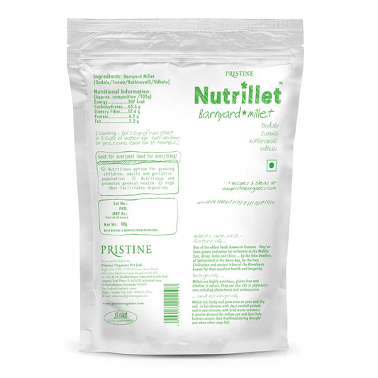 Pristine Nutrillet - Barnyard Millet - 500 gm