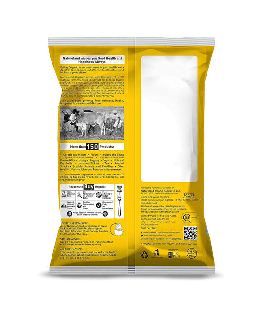 Nature Land Organics Chana Besan - 500 gm