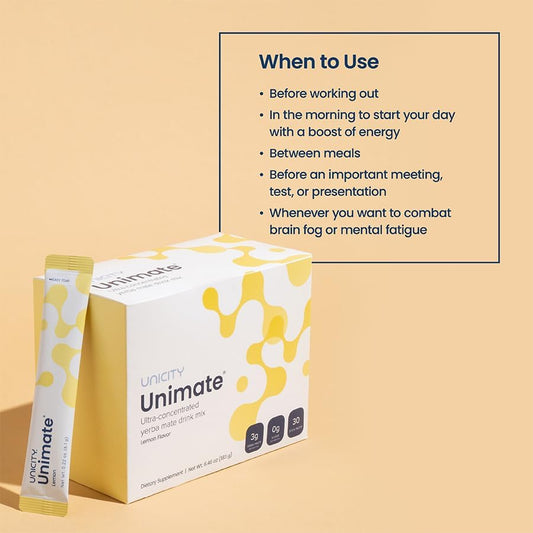Unicity Feel Great Balance System – 60 Pack Lemon Flavored Drink Mix
