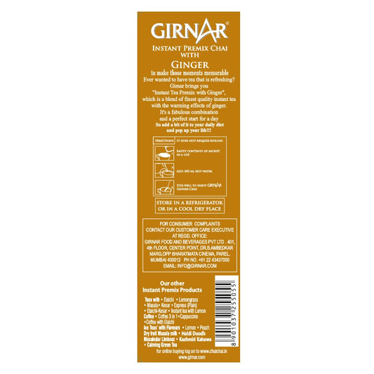 Girnar Ginger Chai - 10 Sachets