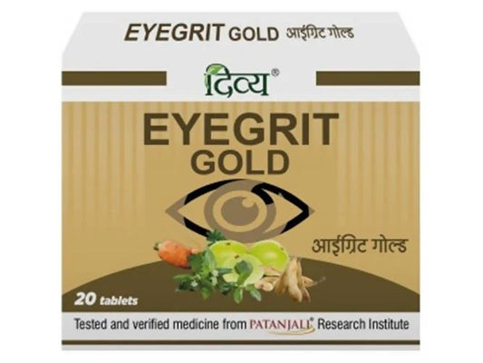 Patanjali Eyegrit Gold Tabs -20 tabs - Pack of 1