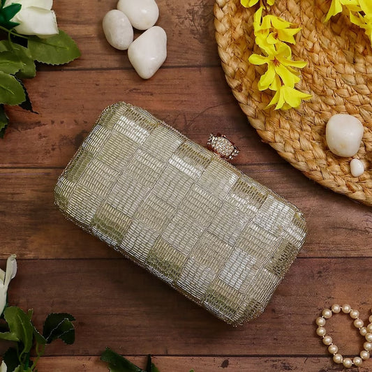 Clutch Embroidered Bridal Bag