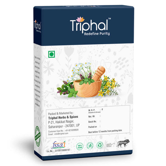 Triphal Safed Musli Whole (Sabut) - Raw and Unprocessed, Herb For Overall Well being