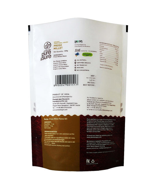 Pure and Sure Organic Proso Millet, 500g