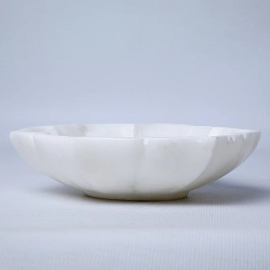 White Marble Bowl,Tray