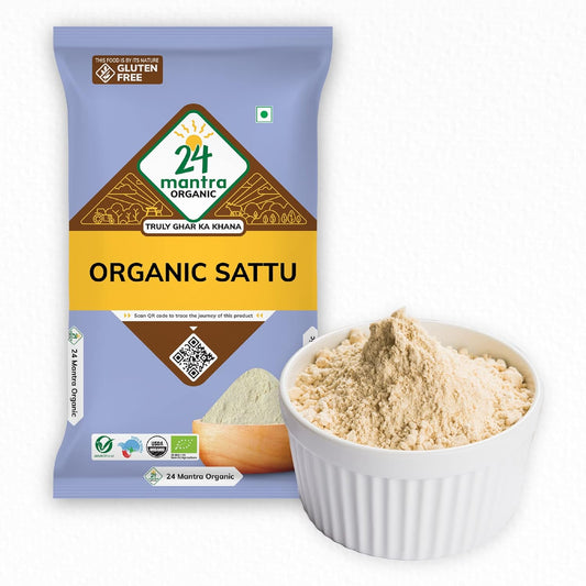 24 Mantra Organic Sattu Atta - 500 gm