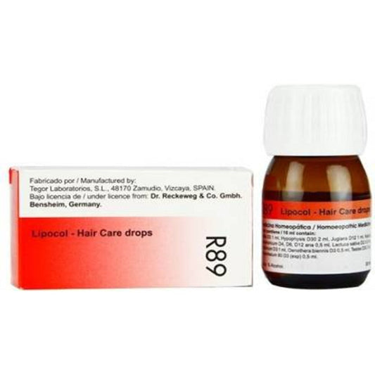 Dr. Reckeweg Lipocol R89 Hair Care Drops -30 ml
