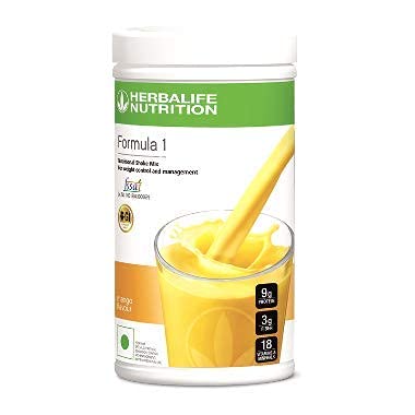 HERBALIFE Formula 1 Mango Flavor, shakemate, protein powder-200G & Afresh Energy Drink Lemon