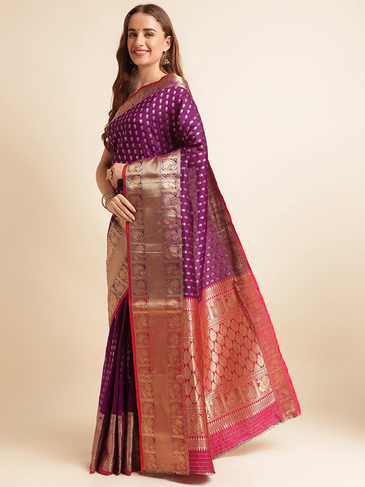 Banarasi Silk Saree With Blouse