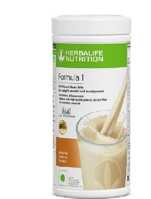 Herbalife Nutrition Formula 1 Nutritional Shake Mix Banana Caramel Flavour-500g