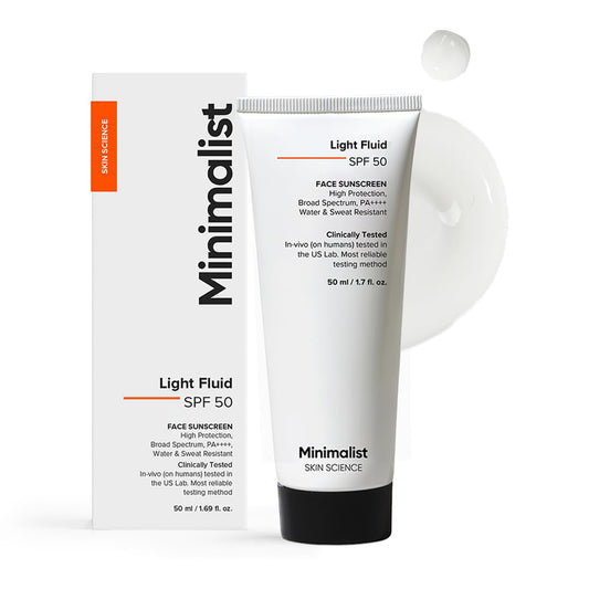 Minimalist Light Fluid Sunscreen Women & Men | 50ml