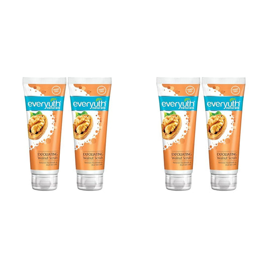 Everyuth Naturals Exfoliating Walnut Scrub Gentle Face Scrub | 100Gm(Pack Of 2)