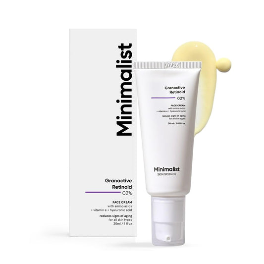 Minimalist 2% Retinoid Anti Ageing Night Cream for Wrinkles & Fine Lines-30ml
