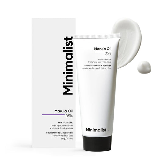 Minimalist Marula Oil 5% Face Moisturizer For Dry Skin-10ml
