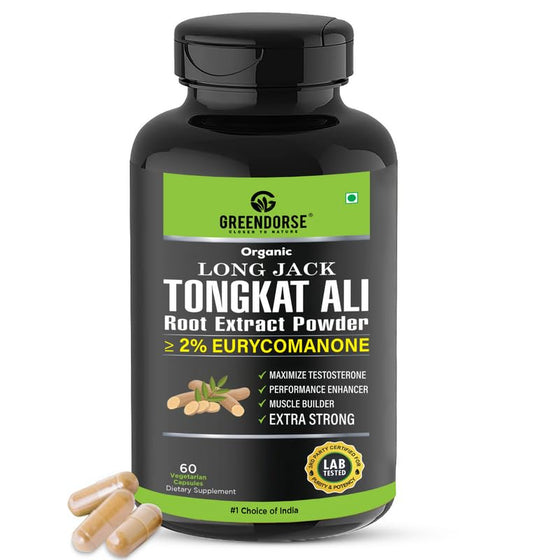 Greendorse Organic Tongkat Ali Extract - 60 Caps