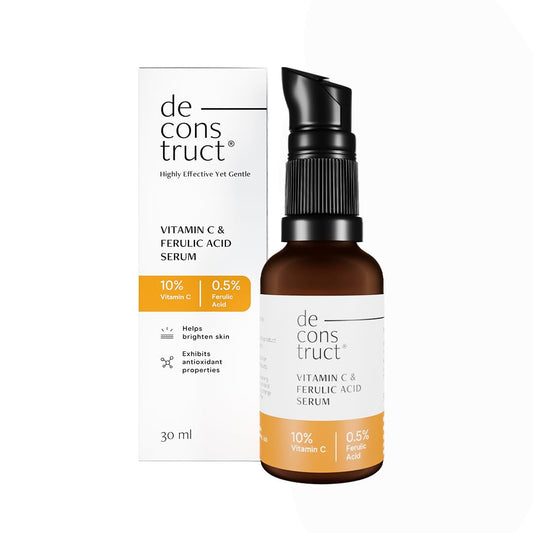 Deconstruct Vitamin C Face Serum |10% Vitamin C + 0.5% Ferulic Acid| 20 Ml