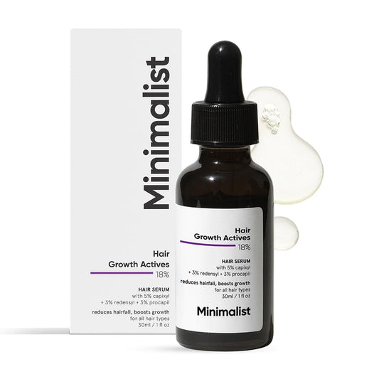 Minimalist Hair Growth Serum With 3% Redensyl, 3% Anagain, 3% Procapil- 30 ml