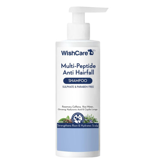 WishCare Multi Peptide Anti Hairfall Shampoo 250ml+ Conditioner 200ml
